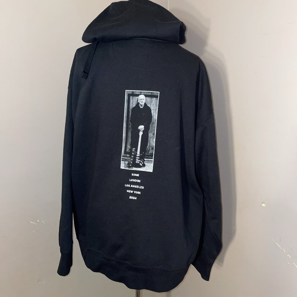 Pink Floyd’s David Gilmour  Black “Luck & Strange” Zip Hoodie Perf Cond Sz 2XL